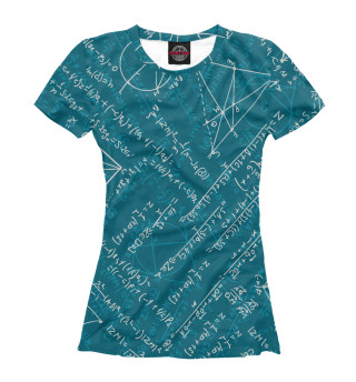 Женская футболка Алгебра