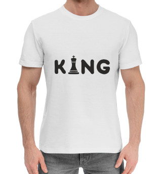 Хлопковая футболка для мальчиков Король Шахмат
