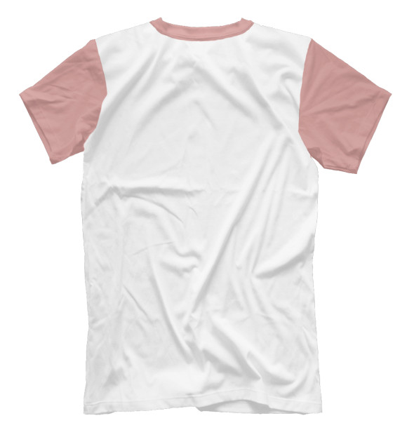 Мужская футболка с изображением Покормите хаски цвета Белый