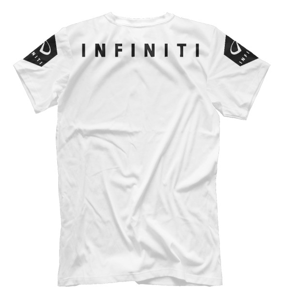 Футболка для мальчиков с изображением Infiniti цвета Белый