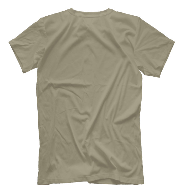 Мужская футболка с изображением Змий цвета Белый
