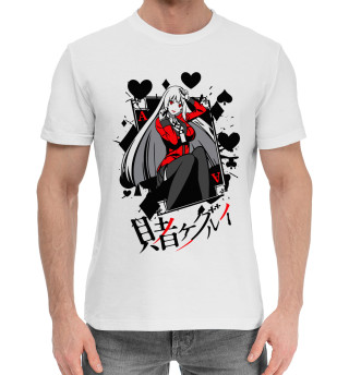 Хлопковая футболка для мальчиков Kakegurui Безумный азарт