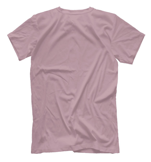 Мужская футболка с изображением Навеселе (розовый цвет) цвета Белый