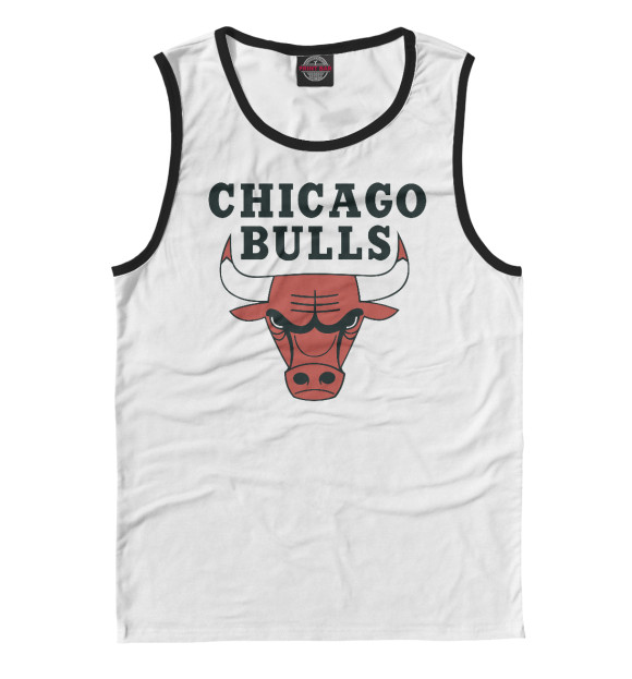 Майка для мальчика с изображением Chicago Bulls цвета Белый