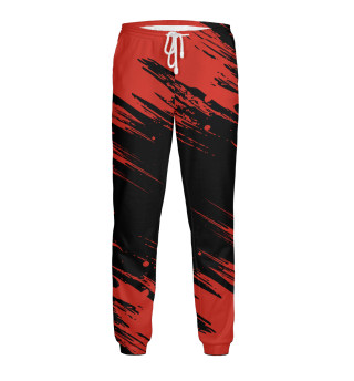 Мужские спортивные штаны Красная краска (брызги)