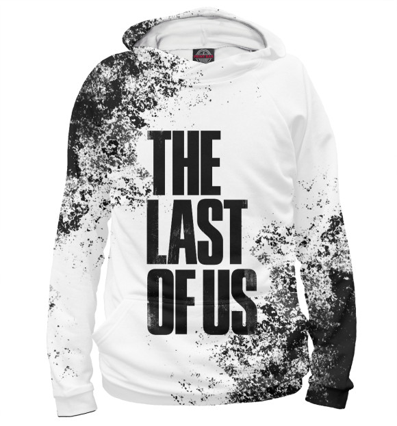 Мужское худи с изображением The Last of Us цвета Белый