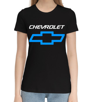 Хлопковая футболка для девочек Chevrolet