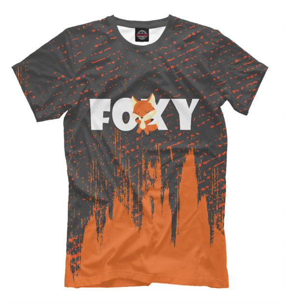 Мужская футболка с изображением Лисичка / Foxy цвета Белый