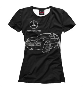 Женская футболка Mercedes-Benz / Мерседес