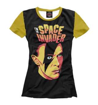 Футболка для девочек David Bowie Space Invader
