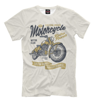 Мужская футболка Мотоцикл
