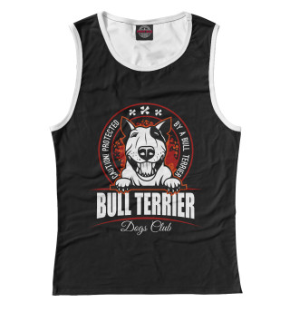 Майка для девочки Bull terrier