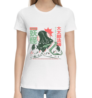 Женская хлопковая футболка Демон Дайдаработчи Ёкай