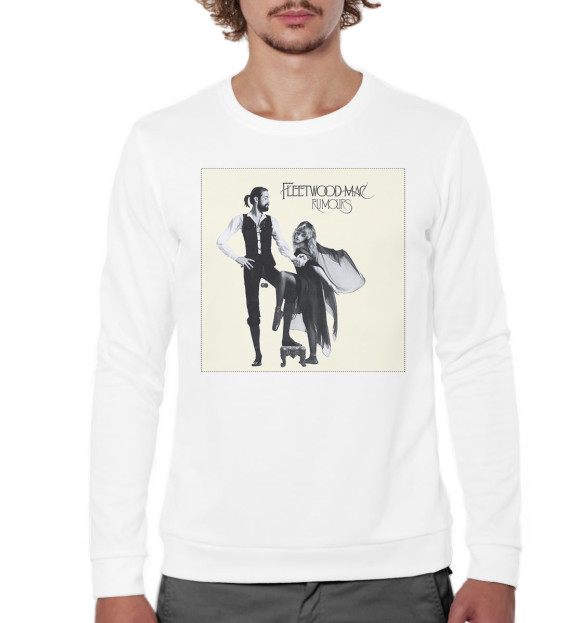 Мужской свитшот с изображением Rumours - Fleetwood Mac цвета Белый