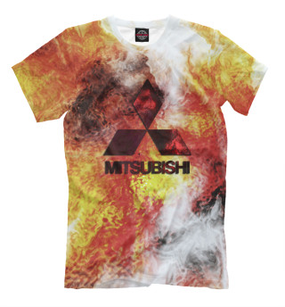 Мужская футболка Mitsubishi | Митсубиси