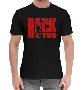 Хлопковая футболка для мальчиков We Will Rock You