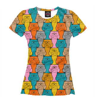 Женская футболка Сворливые Коты