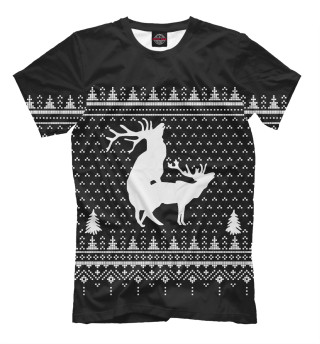 Мужская футболка Скандинавские олени