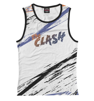 Майка для девочки The clash (color logo)