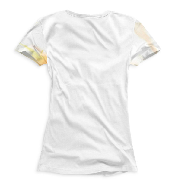 Женская футболка с изображением Мереолеона Вермиллион цвета Белый