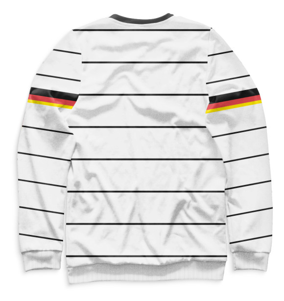 Свитшот для мальчиков с изображением Сборная Германии цвета Белый