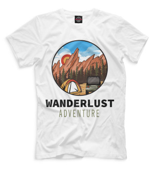 Мужская футболка Wanderlust