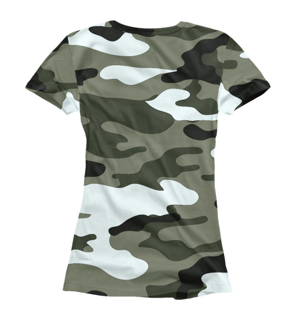 Женская футболка с изображением Ракетные Войска | ПВО цвета Белый