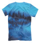 Мужская футболка Синий туман