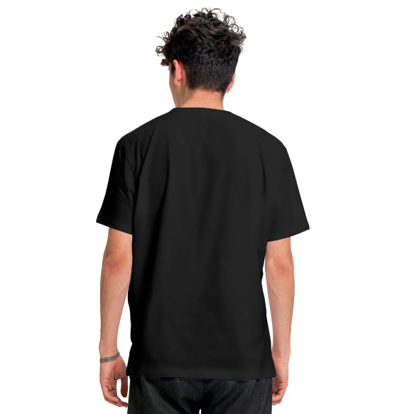 Мужская футболка с изображением Череп на тёмном фоне цвета Белый