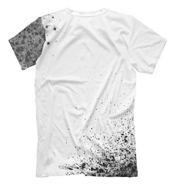Мужская футболка с изображением Scarlxrd / Череп цвета Белый