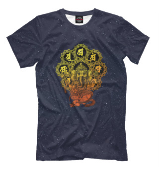 Мужская футболка Ganesha Mandala