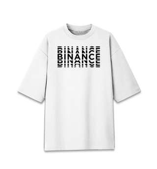 Женская футболка оверсайз Binance