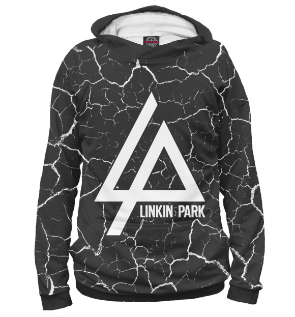 Женское худи с изображением Linkin Park цвета Белый