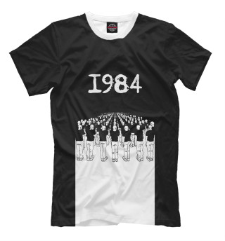 Футболка для мальчиков 1984 - люди толпы