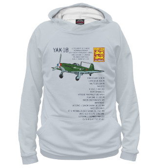 Худи для мальчика Як-1Б Нормандия-Неман