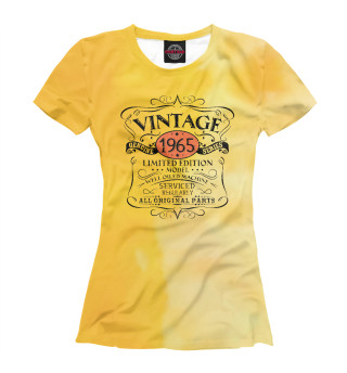 Женская футболка Vintage 1965