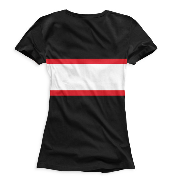 Женская футболка с изображением Дима Масленников цвета Белый