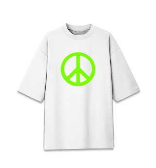 Женская футболка оверсайз Peace