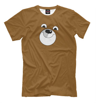 Мужская футболка Медведь (лицо)