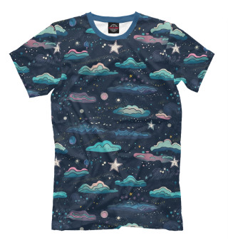 Мужская футболка Звездное небо