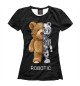 Футболка для девочек Robot Bear
