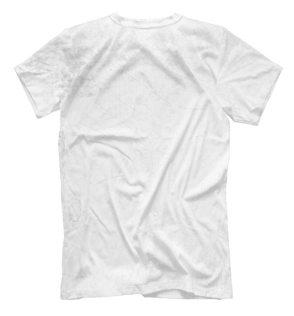 Мужская футболка с изображением Disturbed демон цвета Белый