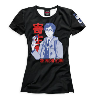 Женская футболка Shinichi Izumi чёрный фон
