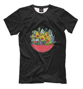 Мужская футболка Авокадо против салата