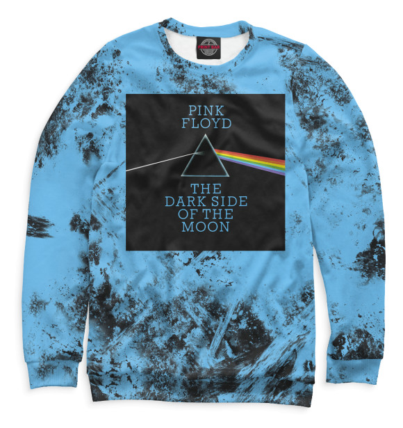 Женский свитшот с изображением The Dark Side of the Moon - Pink Floyd цвета Белый