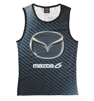 Майка для девочки Mazda 6 - Карбон