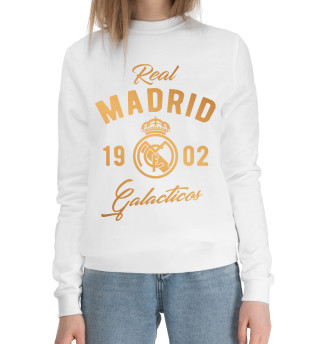 Женский хлопковый свитшот Реал Мадрид