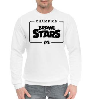 Мужской хлопковый свитшот Brawl Stars Gaming Champion