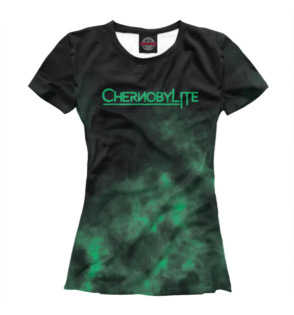 Женская футболка с изображением Chernobylite цвета Белый