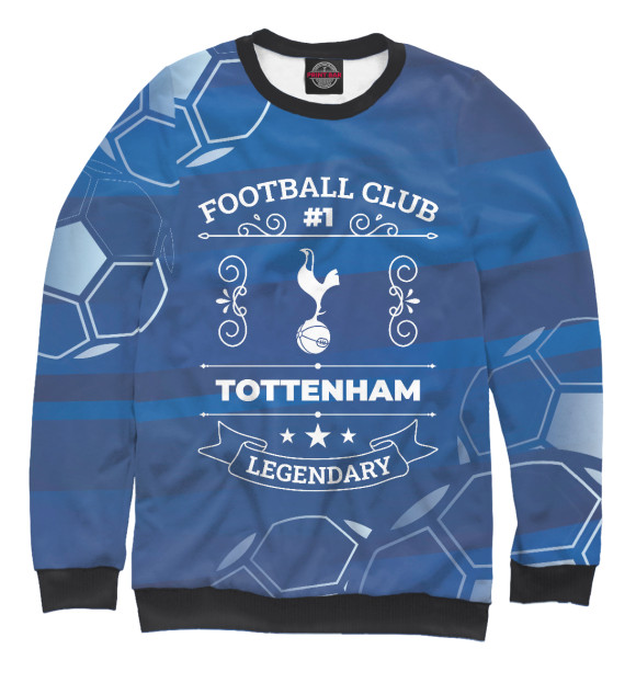 Свитшот для мальчиков с изображением Tottenham цвета Белый